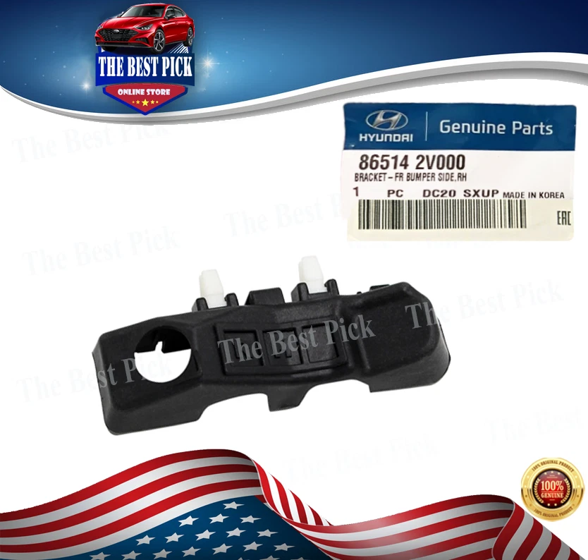 ⭐GENUINE⭐ Front Bumper Bracket RIGHT for 2012-2017 Hyundai Veloster 865142V000 - Image 1 of 1