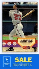 1994 Pinnacle Sportflix #6 Dave Justice