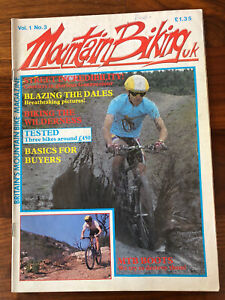 Mountain Biking UK MBUK Rare Retro Vol 1 No 3 1988 Magazine No Mint Sauce