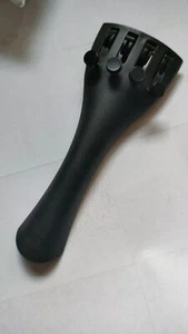 20 PCs Violin Tailpiece Carbon Fiber Fidlle Parts with Fine Tuners 1/4 To 4/4 - Picture 1 of 9