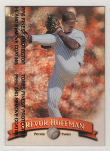 1998 Topps Finest Refractor #232 Trevor Hoffman San Diego Padres BV$5