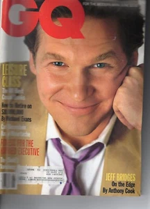 VINTAGE GQ MAGAZINE JUNE 1986 JEFF BRIDGES CARL BERNSTEIN MENS FASHION - Picture 1 of 1