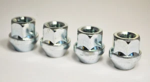 4 x 1/16" UNF, 19mm Hex Open Alloy Wheel Nuts (Zinc) - Picture 1 of 2