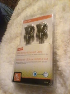 staples vga monitor extension cable,6 ft,new - Picture 1 of 3