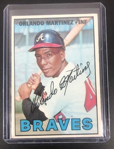1967 Topps #504 Orlando Martinez Braves EX to EX+ - Picture 1 of 3