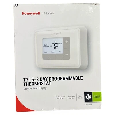 Honeywell Home RTH6360D1002 T3 5-2 Day Programmable Thermostat - Image 1 of 4