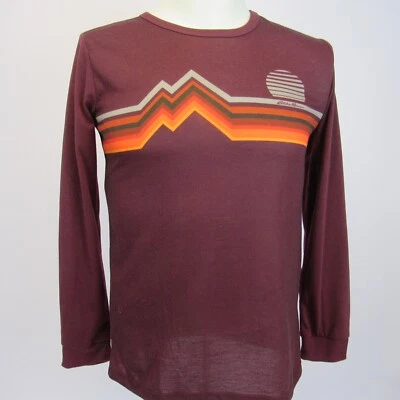 Eddie Bauer Shirt Boy's Large Long Sleeve Maroon Graphic Print Casual NICE! - Image 1 of 4