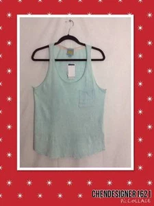 C&C CALIFORNIA Gr. M Washed Knit Tank Top, Pastellblau Neu - Bild 1 von 3