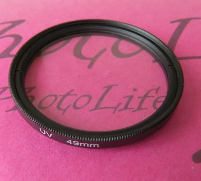 UV 49mm Filter Ultra Violet For Canon Sony Nikon Pentax Camera Lens SLR DSLR - Image 1 of 2