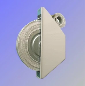 Mini Halbeinlass Gurtwickler Haube Blende 5m ohne Gurt Roller Wickler 14mm - Picture 1 of 4