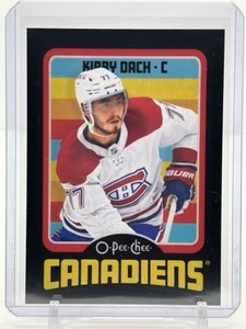 2024-25 OPC O-Pee-Chee Retro Black Border #355 Kirby Dach - Canadiens 076/100 - Picture 1 of 2