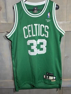 Vintage Boston Celtics LARRY BIRD Reebok Throwback Jersey Hardwood Classics SZ M - Picture 1 of 11