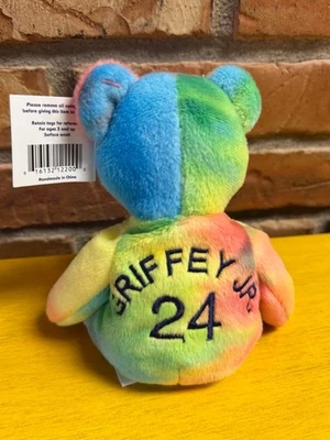  Salvino's Bamm Beano's #24 Ken Griffey Jr.  1998 MLB plush Beanie Baby w/ Tags - Image 1 of 3