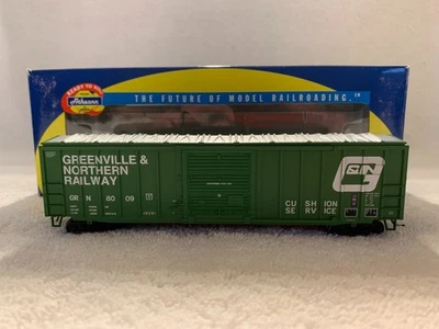 Athearn #7064 HO Scale Greenville & Northern 50' ACF Box Car #8009 - Image 1 of 4