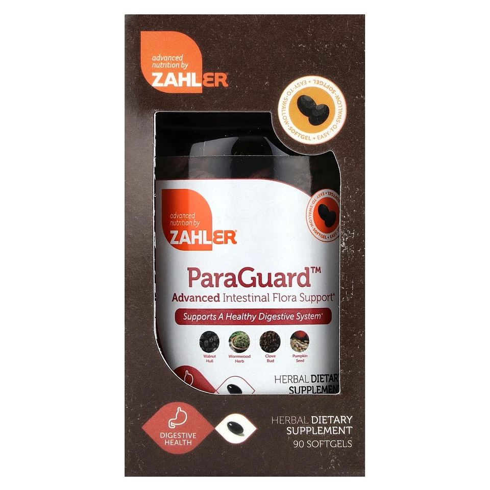 ParaGuard™,高级肠道植物支持,90 粒软胶囊 — 第 1/3 张图片