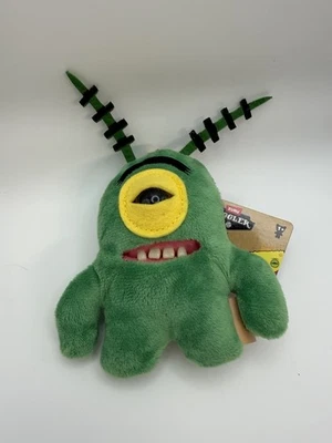 Zuru Fuggler x Spongebob Keychain Plush PLANKTON In Hand Ships Next Day! - Image 1 of 3