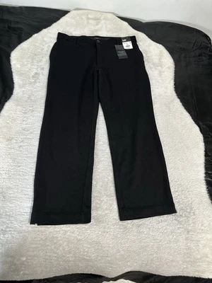 New Lee Comfort Waistband Unionall Black Straight Pants Trousers Size 16S 34x29 - Image 1 of 4