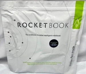 Rocketbook Fusion Plus Smart Reusable Notebook Executive Planner Black 6”x8.8” - Picture 1 of 4