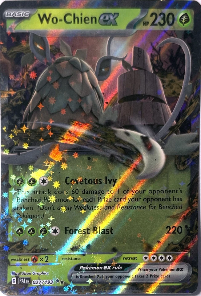 Wo-Chien ex - Double Rare SV02: Paldea Evolved 027/193 NM - Image 1 of 1