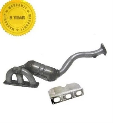 Se adapta a BMW 525i 530i 3,0 L 2001-2003 colector delantero y convertidor catalítico con juntas Foto 1 de 4
