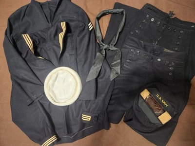 Vintage U.S.N Dress Blues & Undress blues - Image 1 of 4
