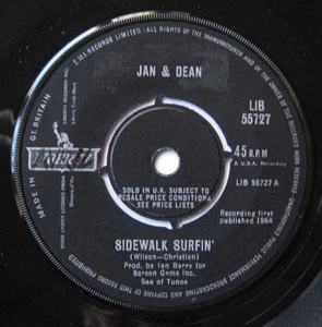 Jan & Dean - Sidewalk Surfin', 7", (Vinyl) - Picture 1 of 1