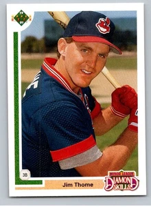 1991 Upper Deck Final Editi Baseball Card #17F Jim Thome RC Indians ROOKIE *WSC* - Picture 1 of 2