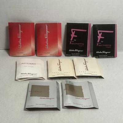 Salvatore Ferragamo Perfume Sutil F Para Fascinante Noche Attimo Incanto Muestra Foto 1 de 4