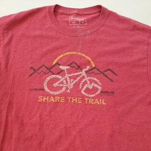 Camiseta Gráfica Magallanes Outdoor Heather Red Share The Trail Talla Mediana - Imagen 1 de 7