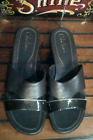 Cole Haan Air Womens 11 B Brown Leather Platform Wedge Slides Sandals