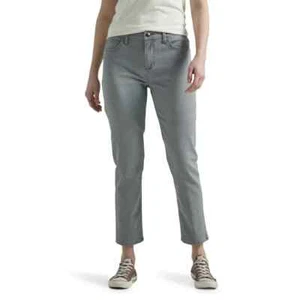 Jean Lee Mujer TALLA 18 M Heritage Mediana Rise Delgado Recto COLOR Valle Niebla Nuevo con etiquetas - Imagen 1 de 20