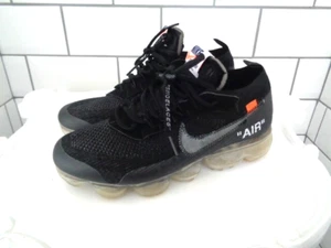 Off-White Nike Vapormax Black UK 7 Great condition Used - Picture 1 of 24