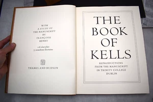 The Book of Kells with Book Sleeve, c.1976, Liturgical Book (CA3) chalice co - Bild 1 von 24