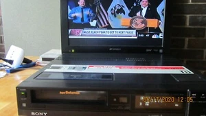Sony SL-HFR70 Super BetaMax VCR with HFP 100 Stereo Processor and Manuals - Picture 1 of 11