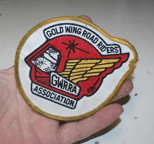 Rare Honda Gold Wing Road Riders Association GWRRA Biker Vest Jacket Patch A(155 - Picture 1 of 3