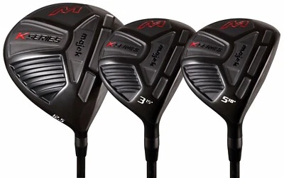 Men's Majek K-Series 460cc 12.5° Driver and 3 5 Wood Set, Regular Flex Graphite - Image 1 of 4