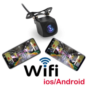 175°WiFi Wireless Car Rear View Cam Backup Reverse Camera For iPhone Android - Picture 1 of 8