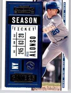 2020 Contenders Pete Alonso MLB Base Card PWE Peter Mets #89 - Picture 1 of 2