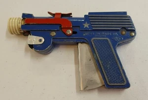 Vintage Blue LMCO Super Nu-Matic Jr Popper Cap toy RARE Repeater - Not Working - Picture 1 of 6