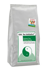 1kg Grüner Sencha loser grüner Tee Initiative - Bild 1 von 3