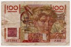 1951 FRANCE BILLET MONDE 100 FRANCS BELLE FACTURE P-128D