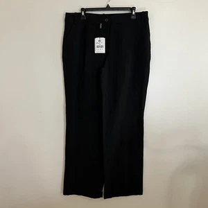 Zapa Hose Damen Schurwolle Baumwolle Hose schwarz gefüttert US Größe 14 Büro - Bild 1 von 7
