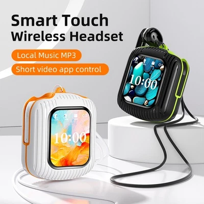 Wilress Smart Touch Screen Bluetooth Earbuds With APP Control&Support TF Card - Image 1 of 4