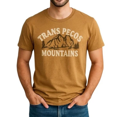 Мужская футболка с коротким рукавом American Eagle Trans Pecos Mountains размер M новая с ценниками - Изображение 1 из 4
