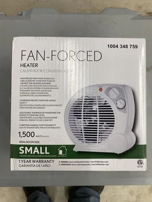  Intertek Electric Fan Forced Portable Heater 1500-Watt 5K BTU 1004 348 759 NIB - Image 1 of 4