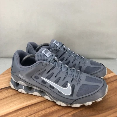 Nike Reax Zapatos Atléticos Gris Cuero Tenis Para Hombres Talla 10.5 Correr Gimnasio Foto 1 de 4