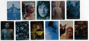 For the Throne Metal Complete Insert Card Set Game of Thrones Season 8 F1 to F11 - Picture 1 of 2