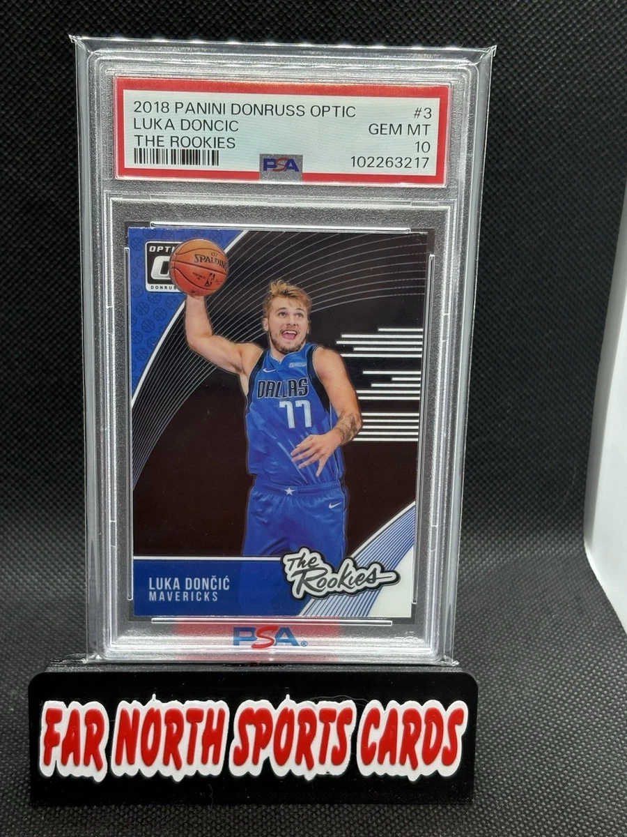 Luka Dončić 10 Graded Rookie Basketball Trading Cards