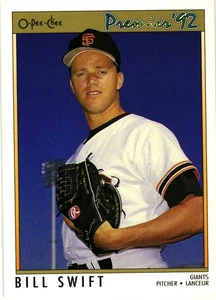 1992 O-Pee-Chee Premier - Bill Swift #133 - Bild 1 von 2