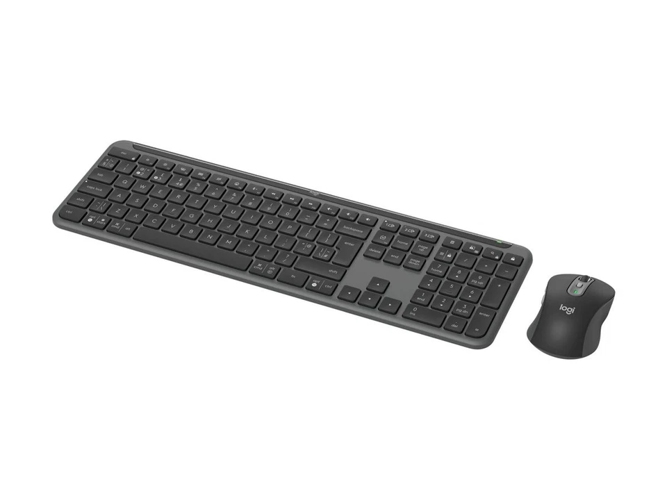 920-012483 LOGITECH MK950 Tastatur Maus QWERTZ DE kabellos graphit